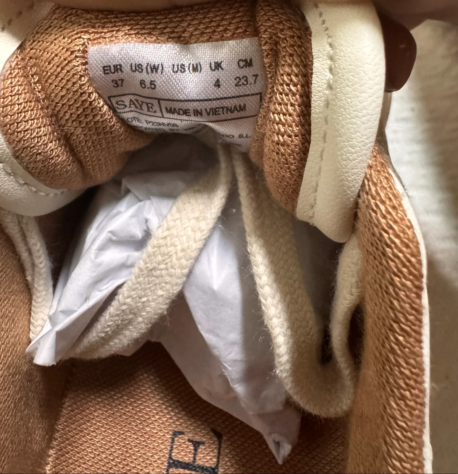 Saye Vegan Caramel Sneakers 37 – photo 8